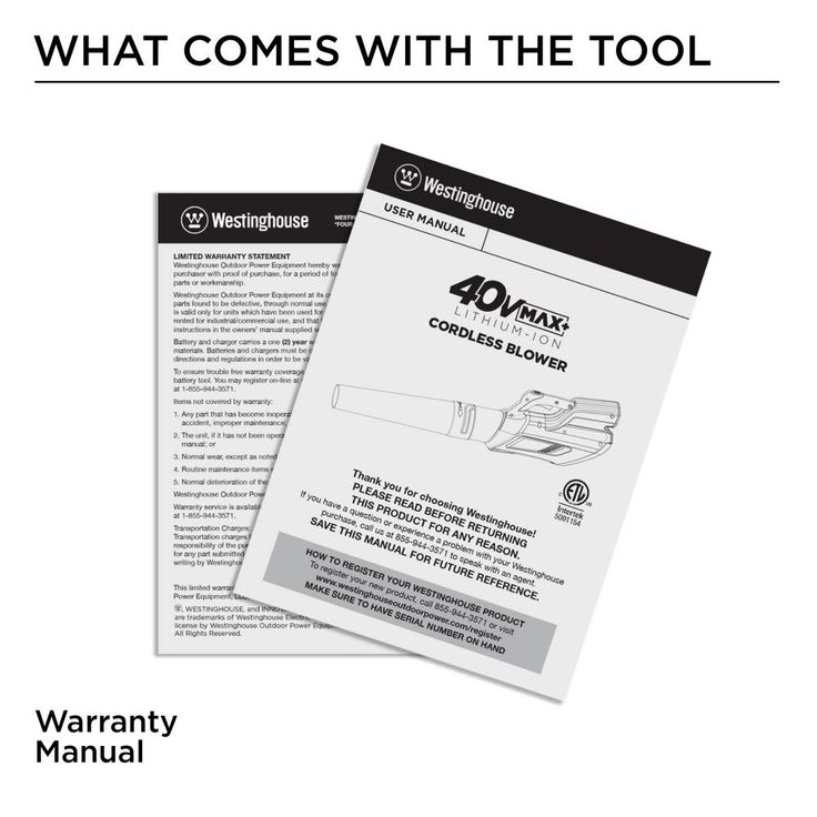Westinghouse 40V Leaf Blower - Tool Only