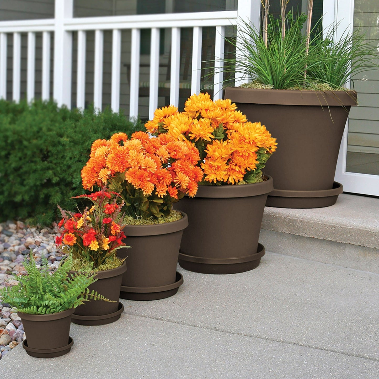 Bloem Terra Pot Planter 6" Chocolate