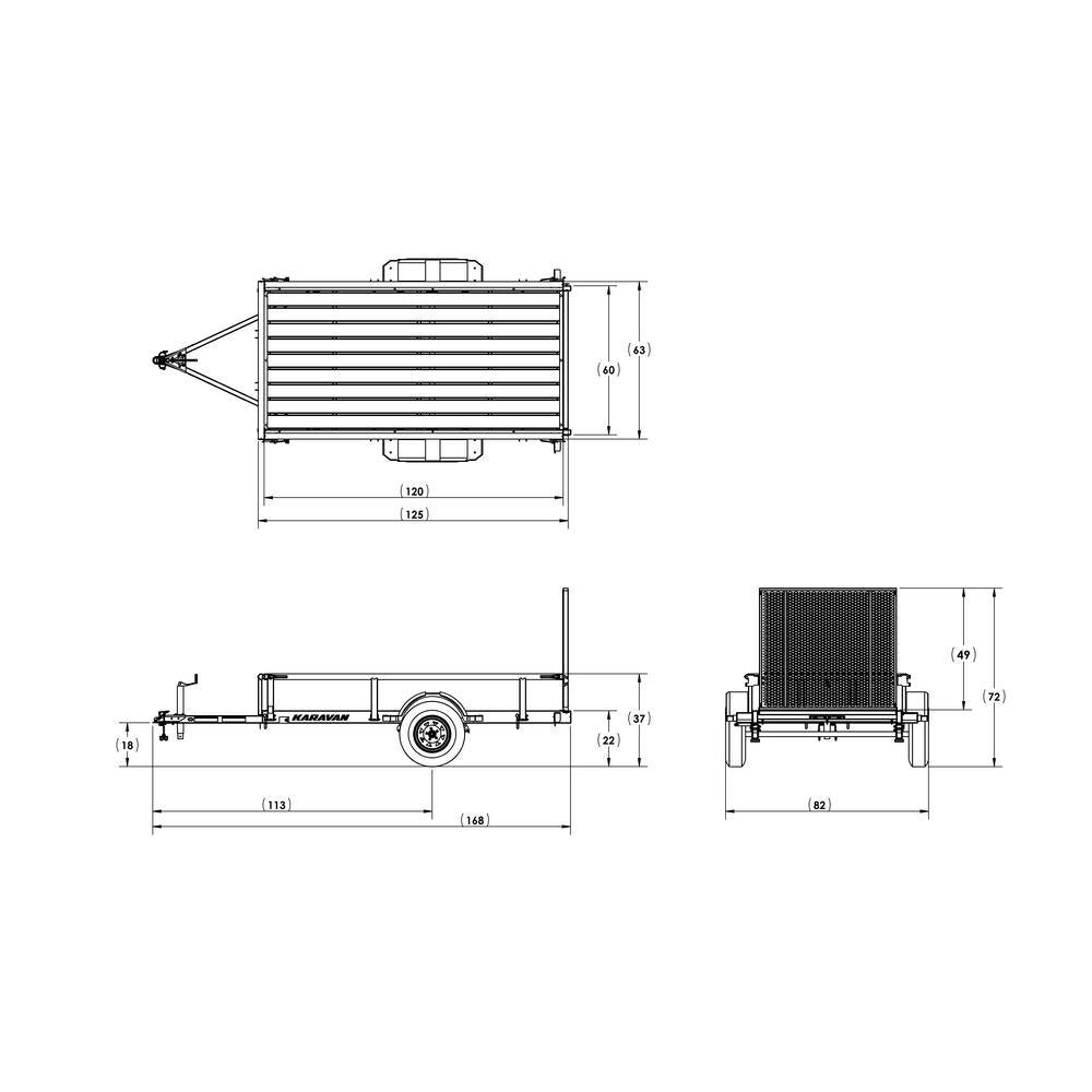 2241 lbs. Payload Capacity Landscape Trailer - Super Arbor
