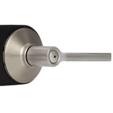 Latitude Satin Nickel Privacy Bed/Bath Door Lever (4-Pack) - Super Arbor
