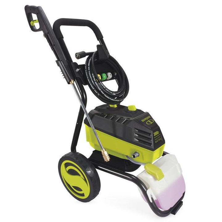 Sun Joe 3000 PSI Max 1.3 GPM 14.5 Amp High Performance Brushless Induction Motor Electric Pressure Washer