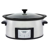 Pick-a-Pot 6 Qt. Stainless Steel Digital Slow Cooker