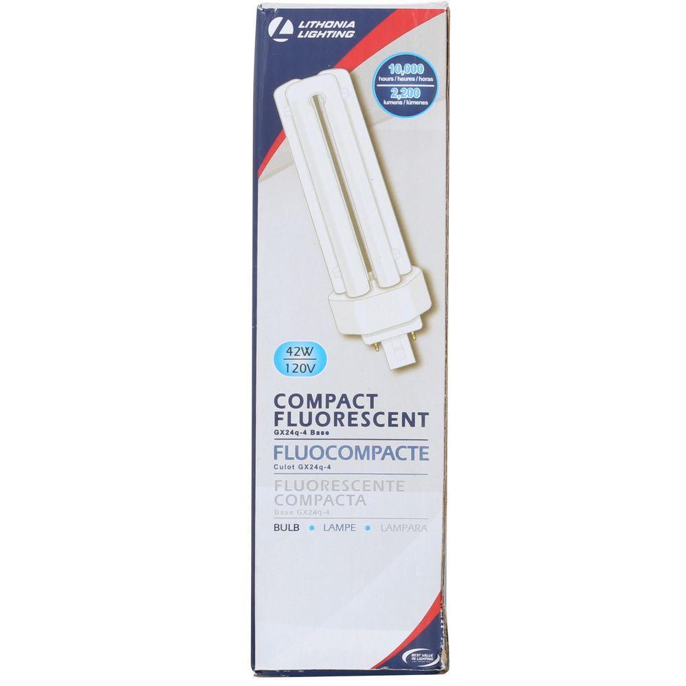75-Watt Equivalent Soft White (2700K) 4-Pin CFL Light Bulb - Super Arbor