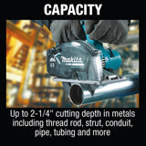 18-Volt 5-7/8 in. 5.0 Ah LXT Lithium-Ion Brushless Cordless Metal Cutting Saw Kit with Electric Brake and Chip Collector - Super Arbor