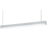 4 ft. 220-Watt Equivalent Integrated LED White Commercial Strip Light Fixture 4000K High Output 5500 Lumens