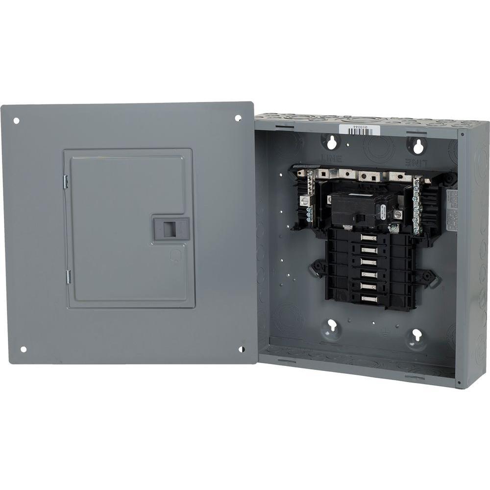 QO 100 Amp 12-Space 12-Circuit Indoor Main Breaker Load Center with Cover - Super Arbor