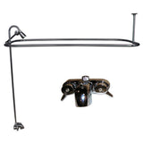 5 ft. Acrylic Ball and Claw Feet Roll Top Tub in White with Polished Chrome Accessories - Super Arbor