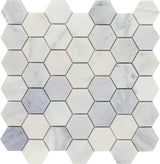 Emser Winter Frost Natural Stone Marble Pencil Liner Tile, 1 in. x 12 in.