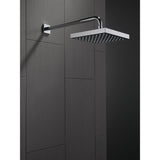 1-Pattern 8 in. Wall Mount Rain Fixed Shower Head in Chrome - Super Arbor