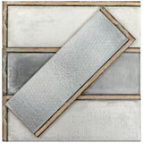 Turbine Industrial Glass Gray 4x12 Ceramic Wall Tile
