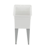 18 in. x 24 in. Plastic Utilatub Single Laundry Tub in White