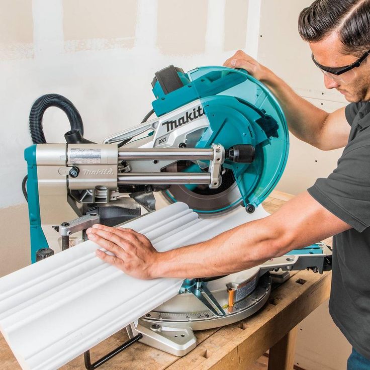 12 in. Dual-Bevel Sliding Compound Miter Saw with Laser with bonus Compact Folding Miter Saw Stand