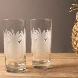 Pineapple 15 oz. Clear Highball Glass (Set of 4)