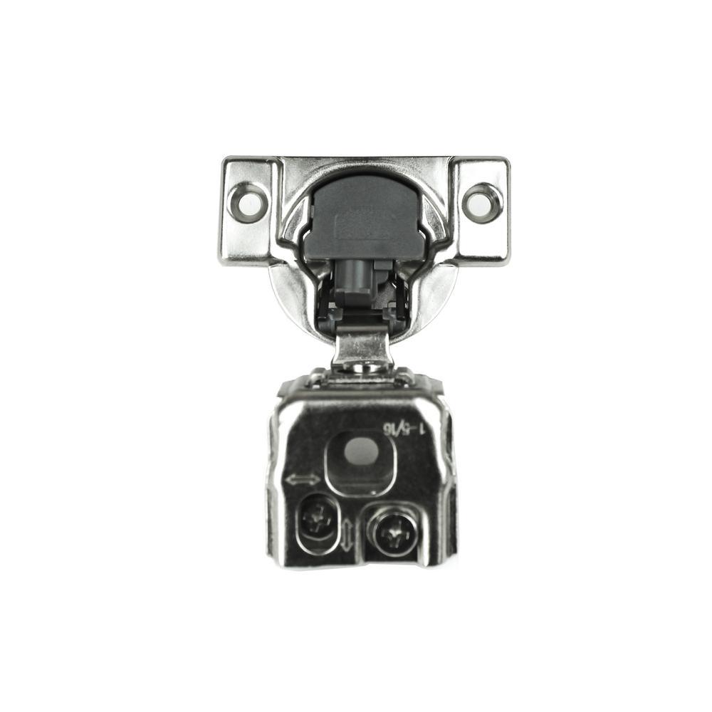 105-Degree 1-5/16 in. (35 mm) Overlay Soft Close Face Frame Cabinet Hinges with Installation Screws (1-Pair) - Super Arbor
