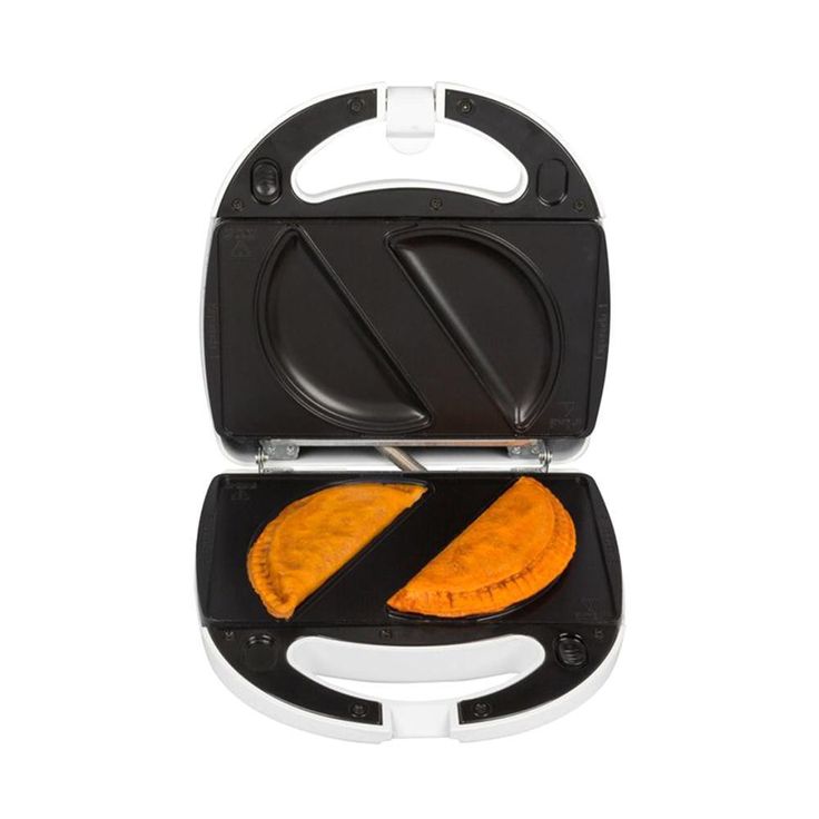 78 sq. in. White Empanada Maker and Churro Maker with Lid