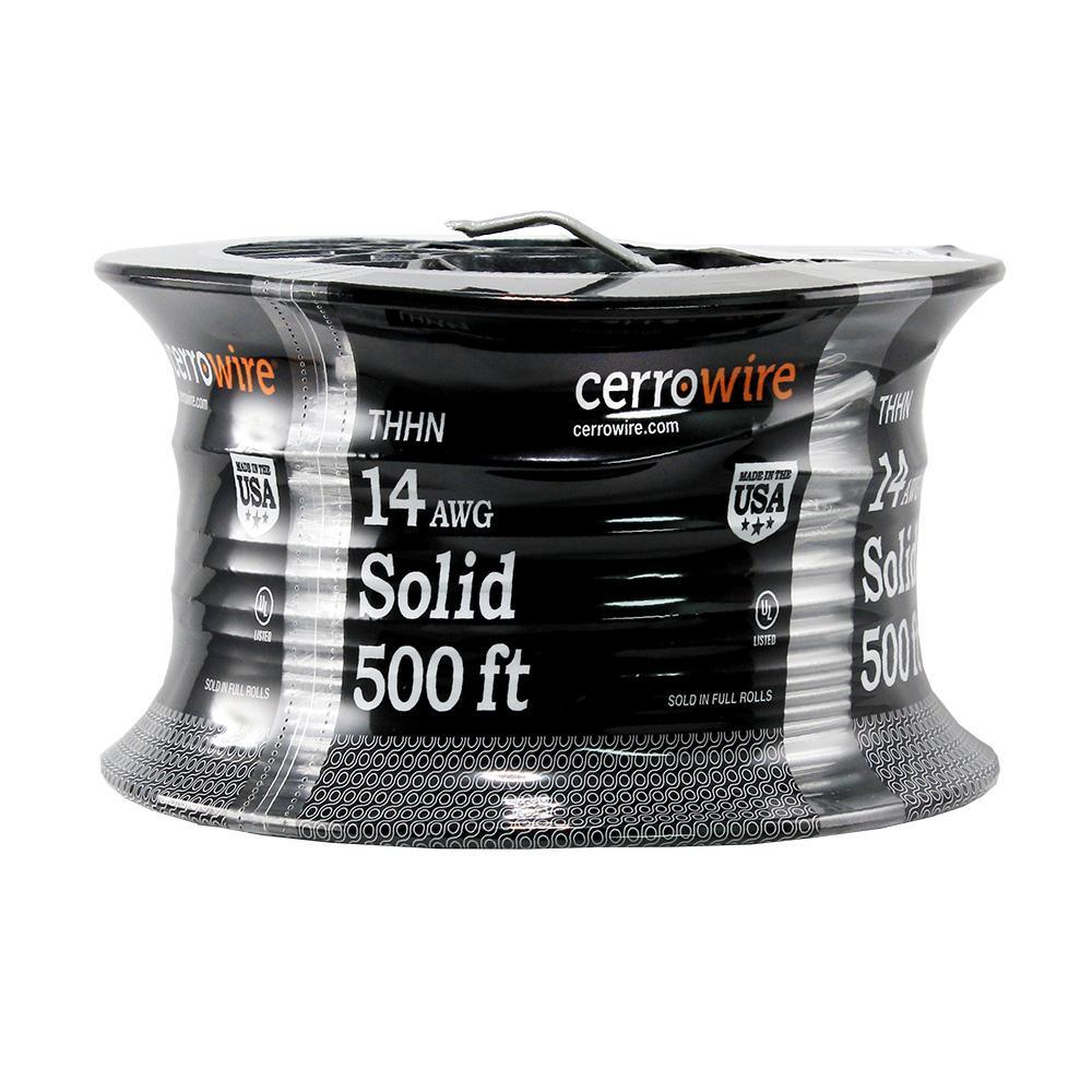 500 ft. 14/1 White Solid THHN Wire - Super Arbor