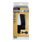 Everbilt 8 in. Black Drop Bar Latch with Rust Defender