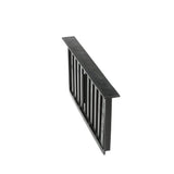 16 in. x 8 in. Slider in Black (12-Quantity) - Super Arbor
