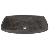 MR Direct Stone Vessel Sink in Gray Limestone