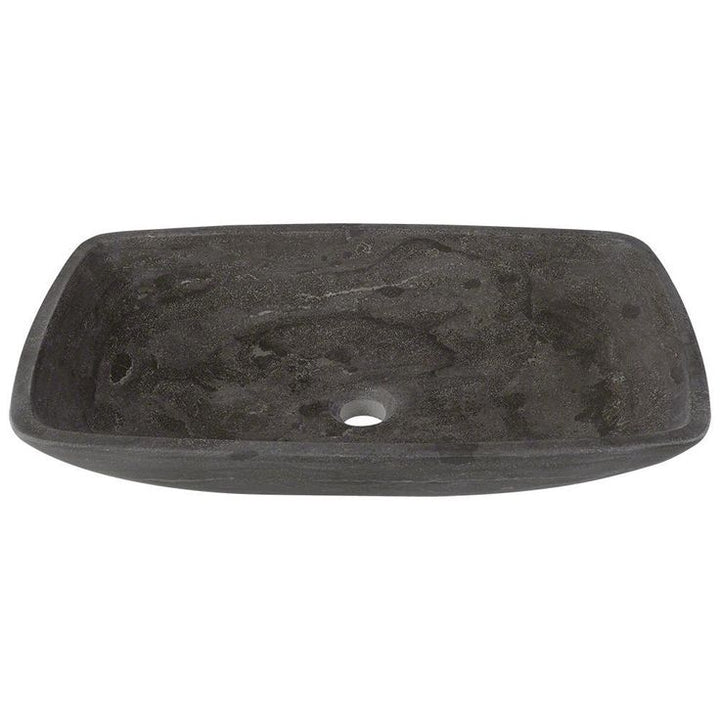 MR Direct Stone Vessel Sink in Gray Limestone