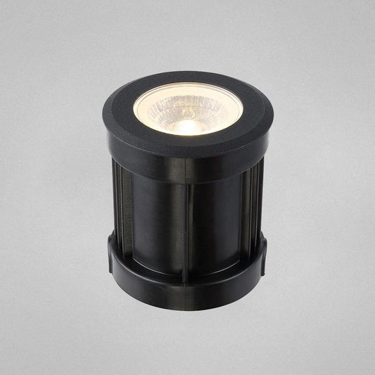 10-Watt Black Aluminum Body Outdoor Integrated LED Landscape Well Light