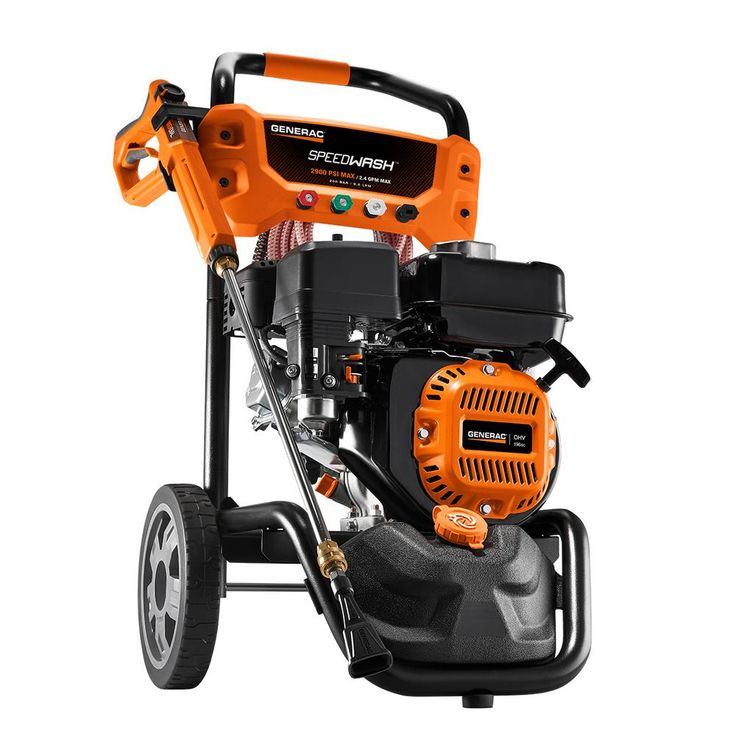 Generac 2900 PSI 2.4 GPM OHV Engine Axial Cam Pump Gas Pressure Washer Speedwash
