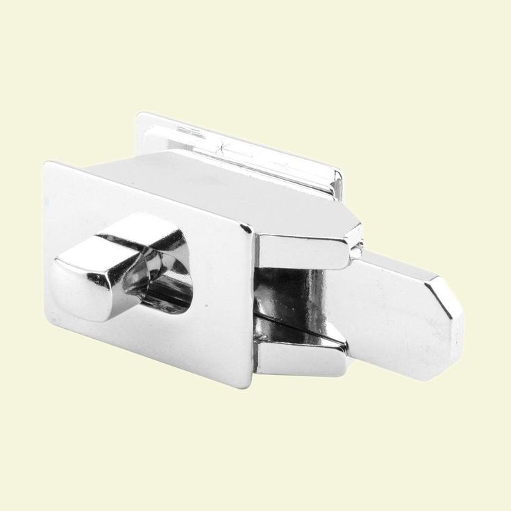 Chrome Slide Latch with In-Use Indicator