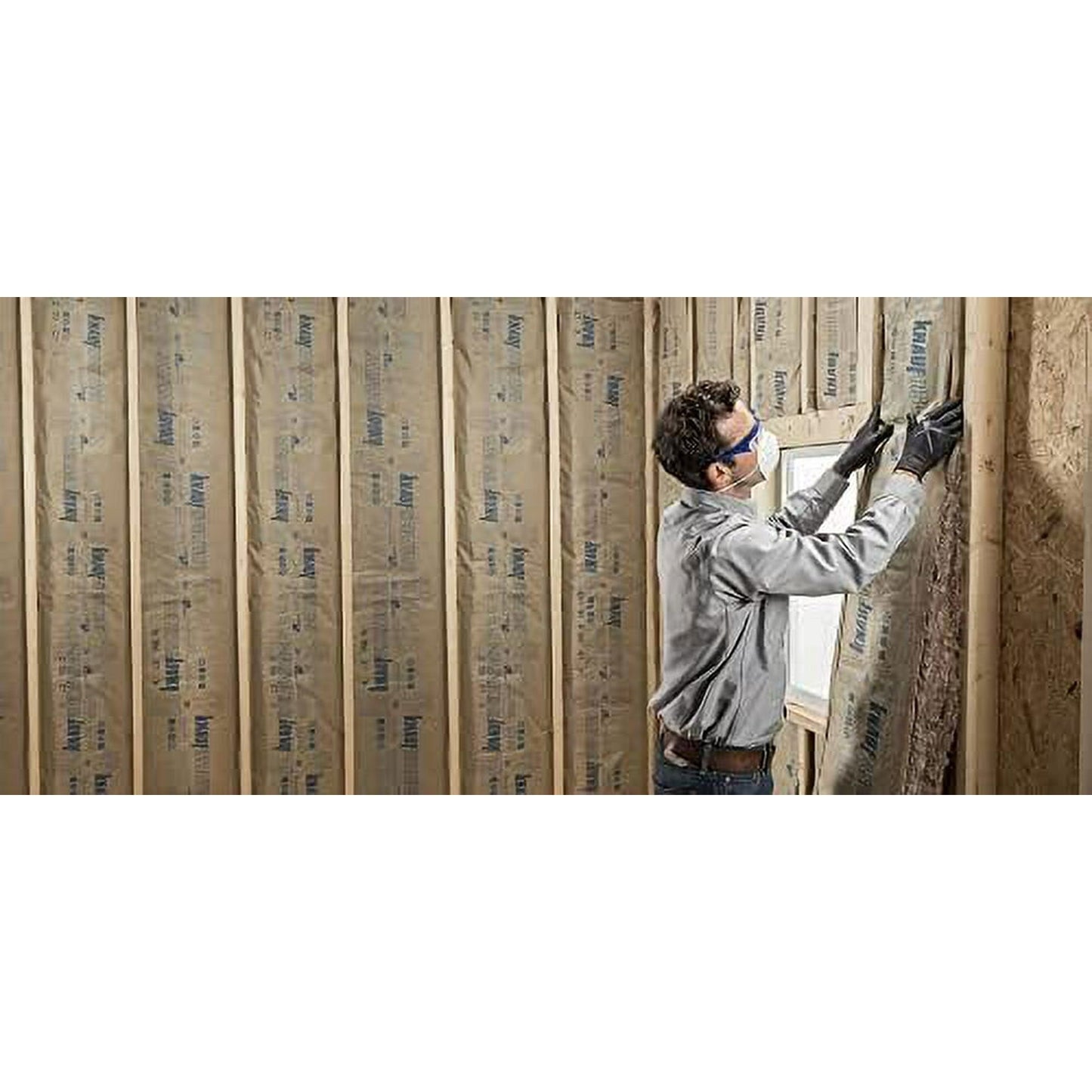 Knauf Insulation R-19 EcoRoll Unfaced Fiberglass Insulation Roll, 6-1/4 in x 23 in x 39.2 ft, 75.06 sq ft