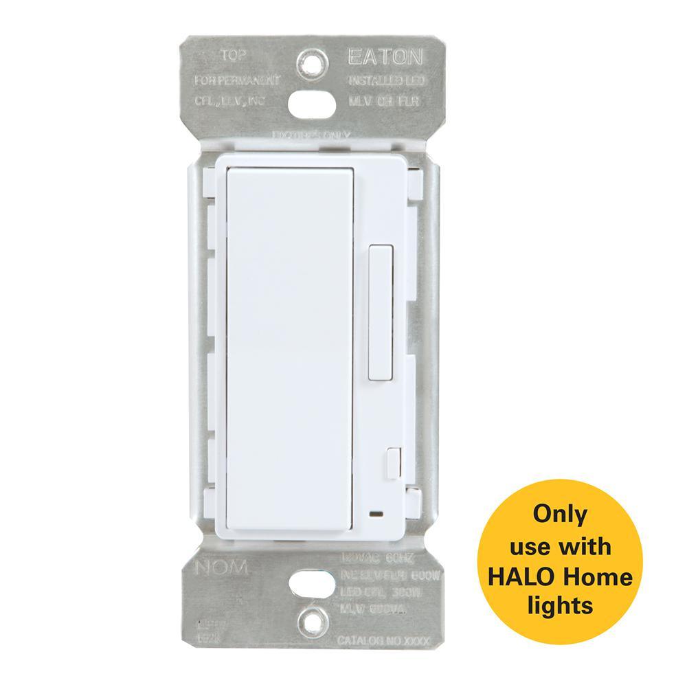 4 in. Tunable CCT (2700K-5000K) Bluetooth Smart Integrated LED Recessed Trim with In-Wall Accessory Dimmer by HALO Home - Super Arbor