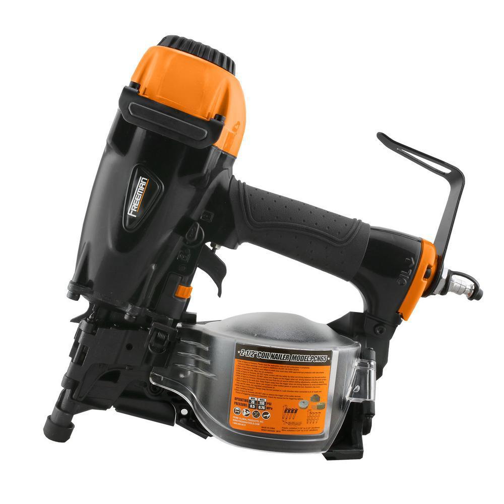 Pneumatic 3-1/2 in. 21-Degree Framing Nailer with Storage Case and Pneumatic 2-1/2 in. 15-Degree Coil Siding Nailer Kit - Super Arbor
