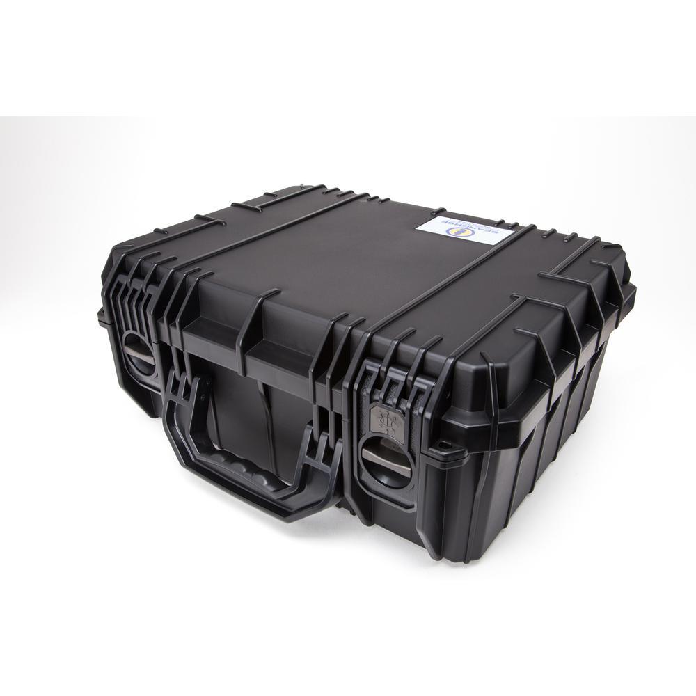 14.24 in. Watertight Tool Case in Black - Super Arbor