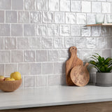 Montauk Fog Gray 4x4 Mixed Finish Ceramic Tile by Lux Tile