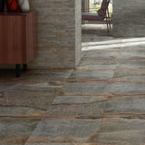 Acadia Iron Gray 24x48 Matte Porcelain Tile - Slate Look