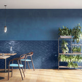 Lux Tile Wabi Sabi Marine Blue 1.5x9 Glossy Ceramic Tile