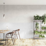 Wabi Sabi Snow White 1.5x9 Matte Ceramic Tile - Lux Tile