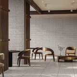Acadia Thin Strip Slate Gray Matte Porcelain Mosaic Tile - Lux Tile