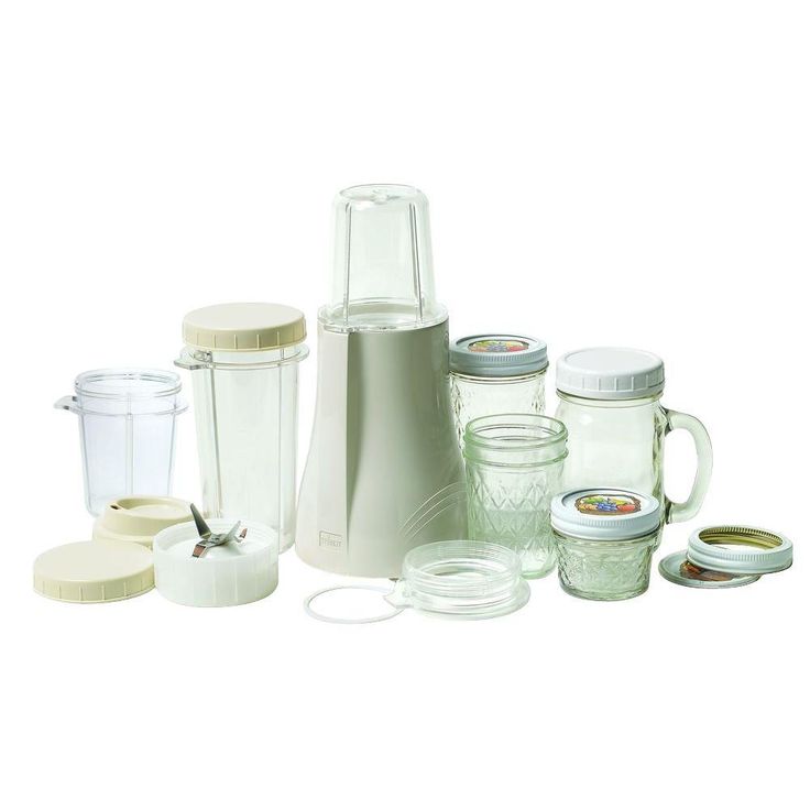 Mason Jar 16 oz. Single Speed Cream Personal Blender