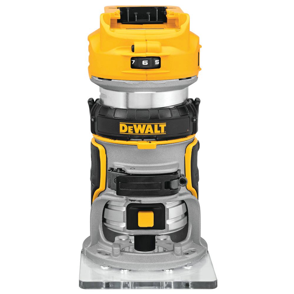 20-Volt MAX Li-Ion Cordless Brushless Jigsaw (Tool-Only) with Brushless Router (Tool-Only), Battery 5Ah, Charger and Bag - Super Arbor