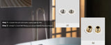 WOODBRIDGE Everette Single-Handle Freestanding Tub Faucet with Hand Shower, Brushed Nickel, 43-7/8 in Height