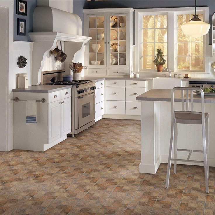 TrafficMASTER Bodden Bay 12 in. x 12 in. Terra Cotta Peel and Stick Vinyl Tile (30 sq. ft. / case)