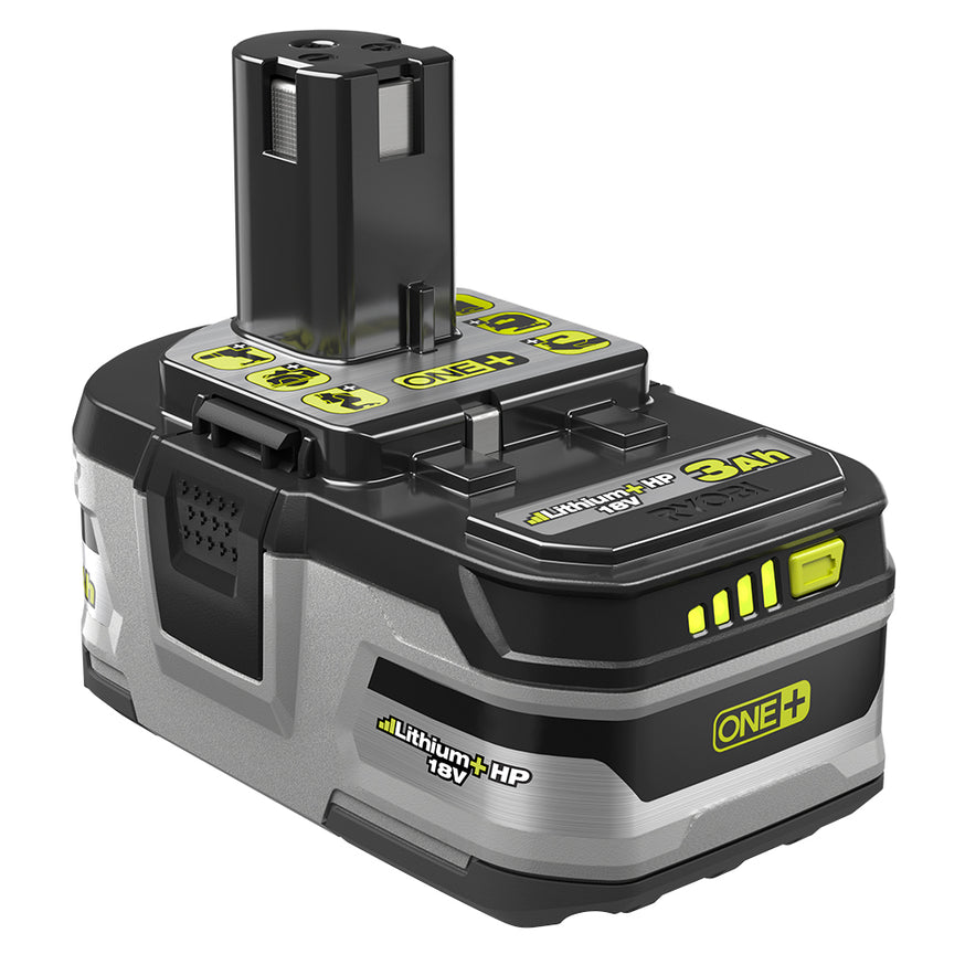RYOBI 18V ONE+ Lithium-Ion 3.0Ah LITHIUM+ HP High Capacity Battery