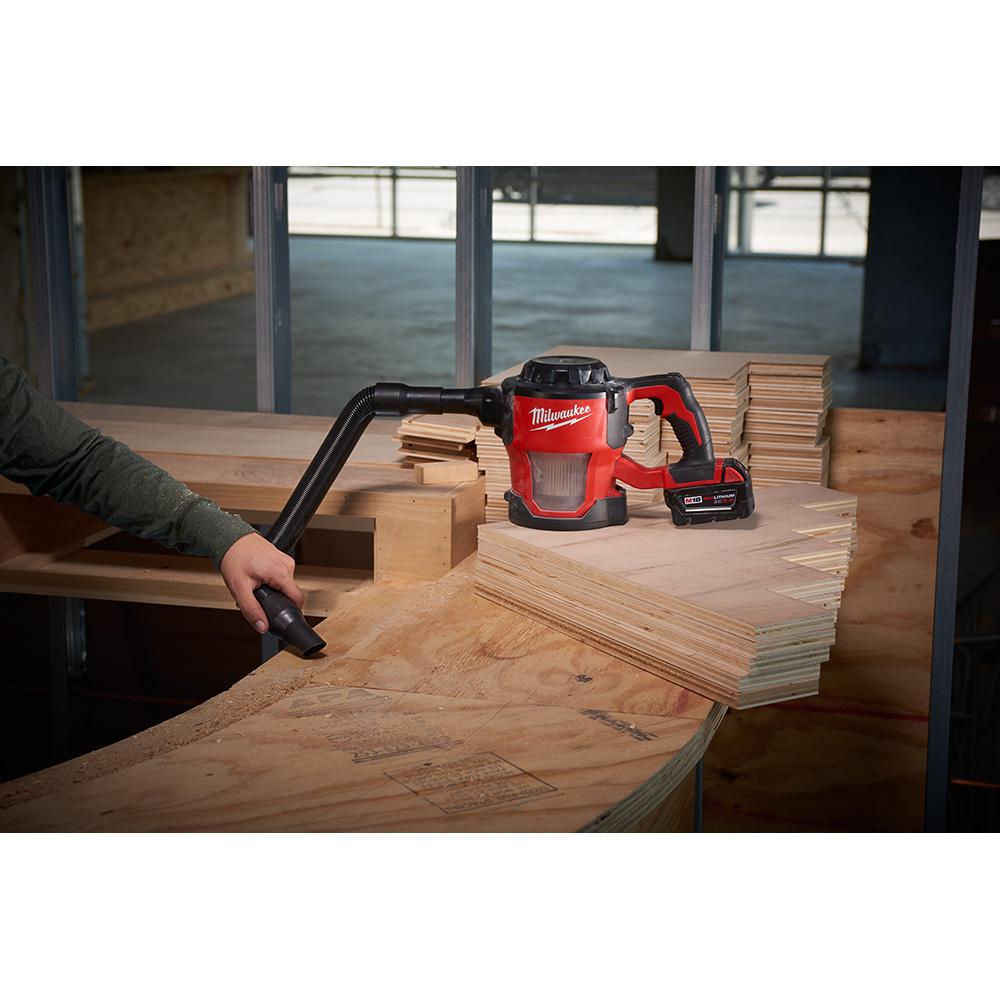 M18 18-Volt Lithium-Ion Cordless Compact Vacuum (Tool-Only) - Super Arbor
