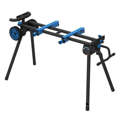 DELTA Steel Adjustable Rolling Miter Saw Stand