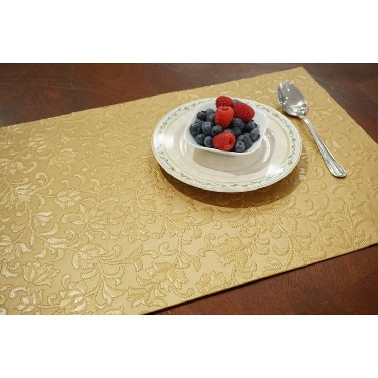 Susan Gold Faux Leather Placemat (Set of 4)
