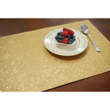 Susan Gold Faux Leather Placemat (Set of 4)