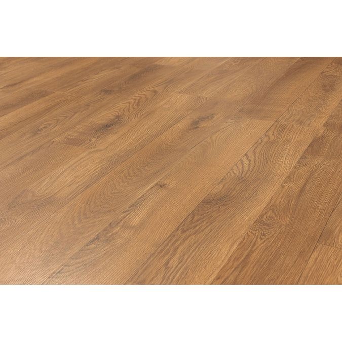 Style Selections Acorn Oak 8-mm T x 8-in W x 48-in L Wood Plank Laminate Flooring (21.26-sq ft / Carton)