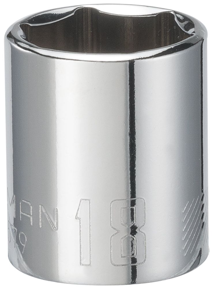 Craftsman 18mm Metric 6-Point Shallow Socket, 3/8 in. Drive