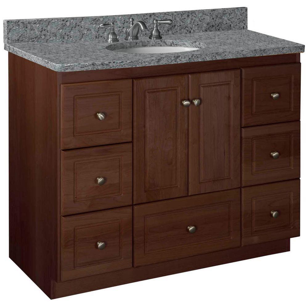 Ultraline 48 in. W x 21 in. D x 34.5 in. H Vanity Cabinet Only in Satin White - Super Arbor