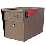 Locking Post Mount Mailbox with High Security Reinforced Patented Locking System, Black - Super Arbor