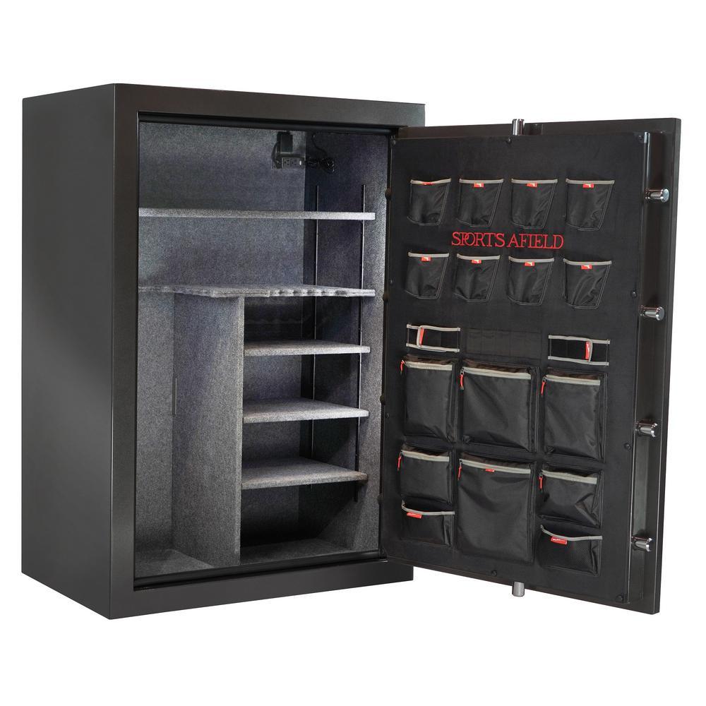 Haven Series 48 + 8-Gun Fire/Waterproof Safe with Print Guard Technology and Illuminated E-Lock - Super Arbor
